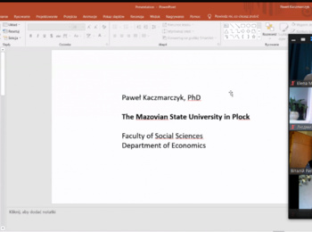Гостьова лекція "Економетричне моделювання..." з залученням польських колег